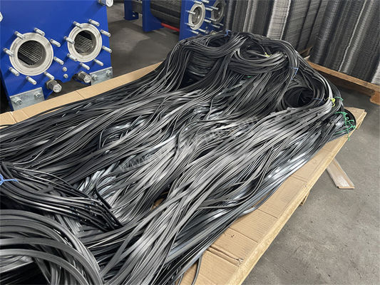 रबर प्लास्टिक एक्सचेंजर गास्केट प्रकार NBR HNBR EPDM सामग्री