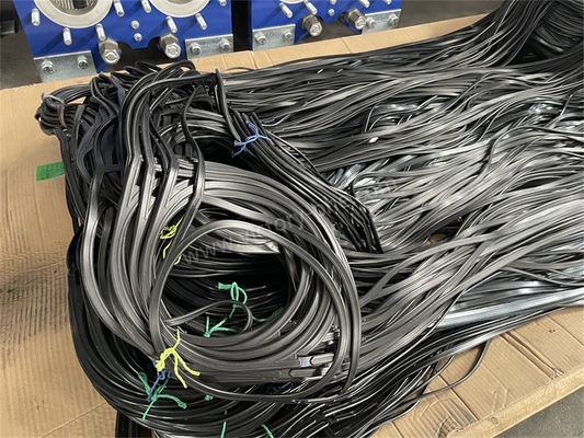 रबर प्लास्टिक एक्सचेंजर गास्केट प्रकार NBR HNBR EPDM सामग्री