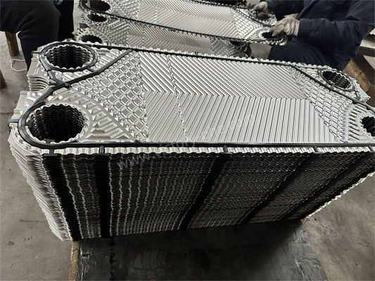 चिकनी Vicarb हीट एक्सचेंजर प्लेटों स्वच्छता V4 / V8 / V13 / V20