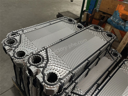 चिकनी Vicarb हीट एक्सचेंजर प्लेटों स्वच्छता V4 / V8 / V13 / V20