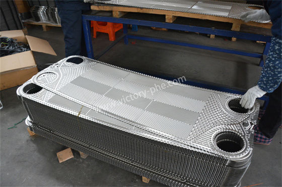 V60 Vicarb हीट एक्सचेंजर प्लेट्स कोल्ड और हॉट ट्रांसफर प्लेट SGS