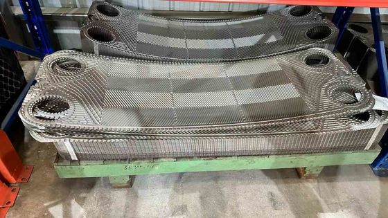 हेस्टेलॉय जीईए हीट एक्सचेंजर प्लेट हेरिंगबोन प्लेट पैटर्न