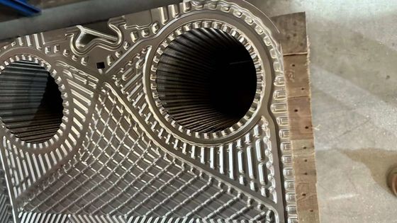 हेस्टेलॉय जीईए हीट एक्सचेंजर प्लेट 0.5mm / 0.6mm मोटाई आकार