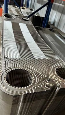 हेस्टेलॉय जीईए हीट एक्सचेंजर प्लेट 0.5mm / 0.6mm मोटाई आकार