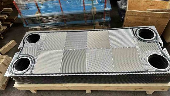 स्टेनलेस स्टील SUS304 सहित कस्टम हीट एक्सचेंजर प्लेट और गास्केट