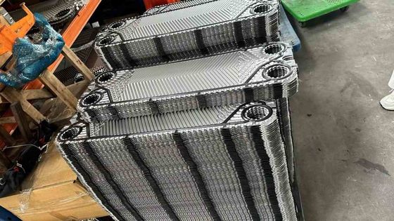 0.5mm 0.6mm 316/Hastelloy C276 सामग्री हीटर ट्रांसफर के लिए Sondex हीट एक्सचेंजर प्लेट