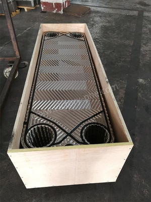 0.5mm 316L स्टेनलेस स्टील गैसकेट गर्मी एक्सचेंजर प्लेट
